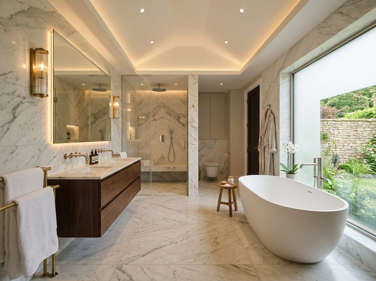 Custom Bathroom Renovation in Point